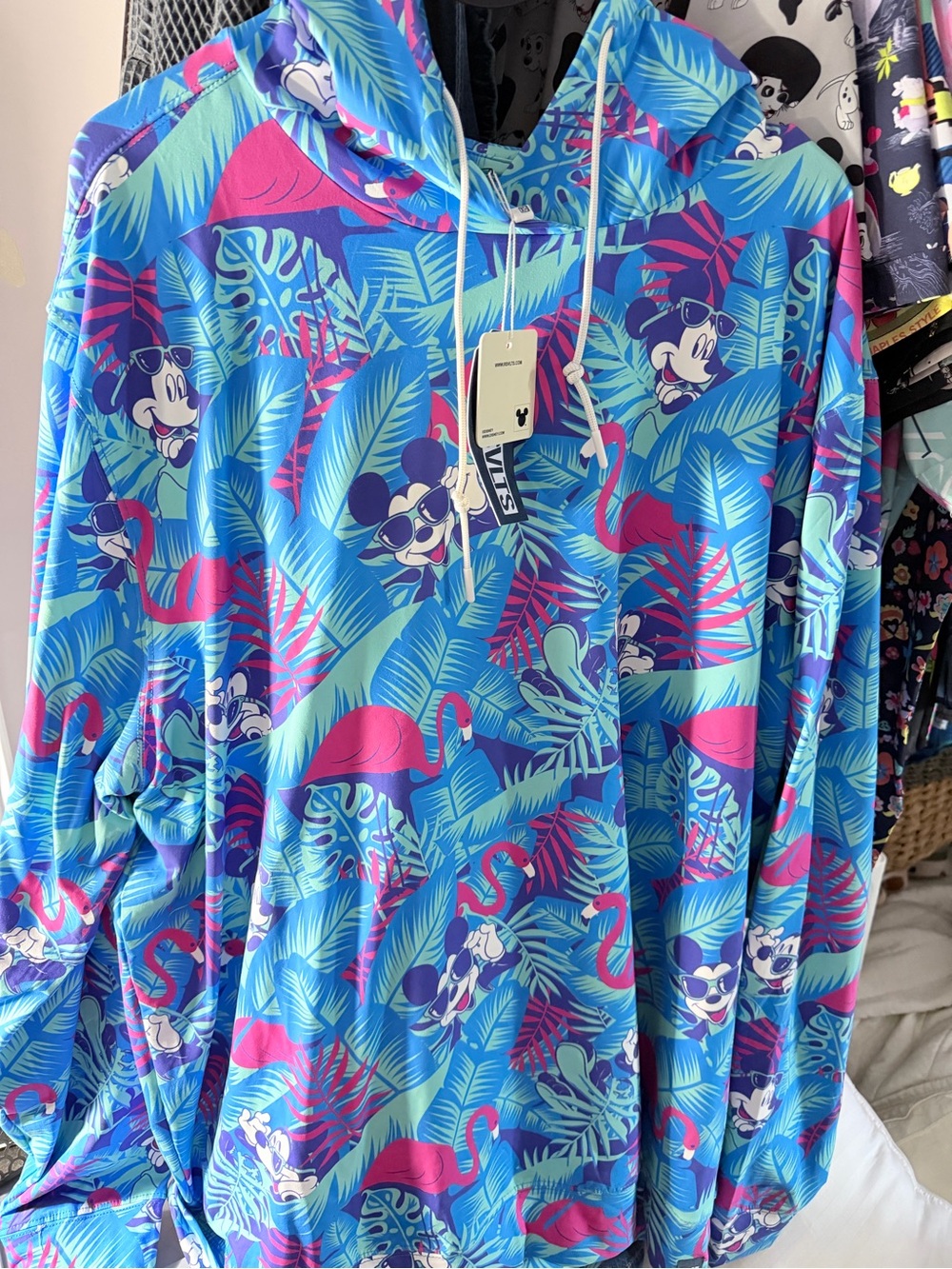 RSVLTS Tropical Mickey Hoodie 2XL Disney